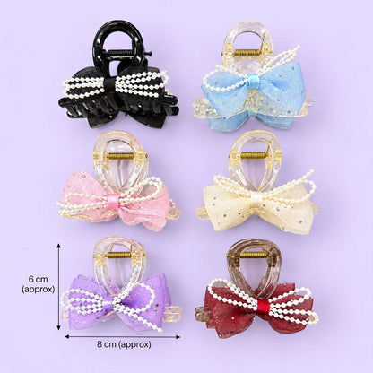 Bow hair claw Clip (1Dz) - UBKWS4349