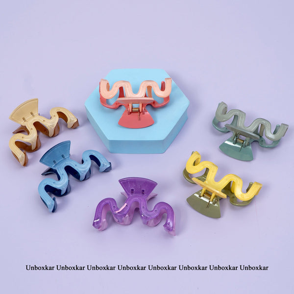 Dual shade hair claw (Pack of 12) - UBKWS571