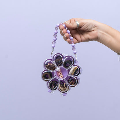 Flower Shape Kids Hair Accessories Combo Box (1Dz) - UBKWS2374