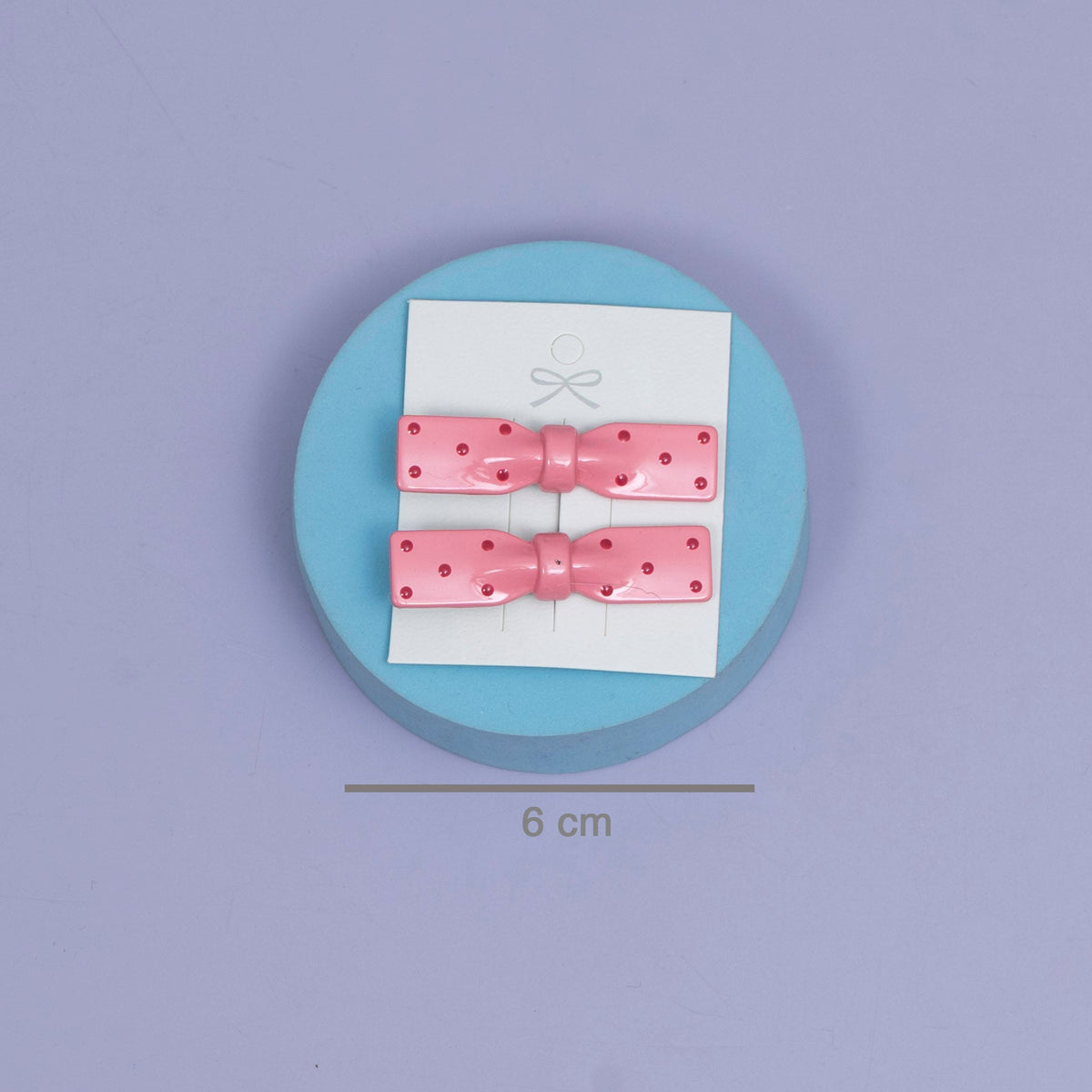 Polka Bow Snap Clips (1Dz) - UBKWS2507