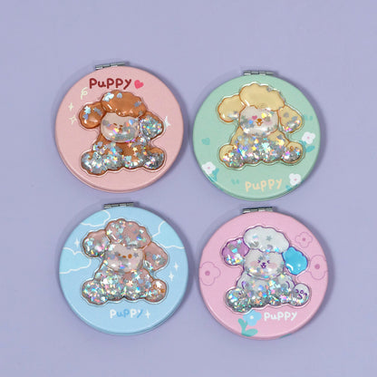 Cute Puppy Shaker Pocket Mirror (1Dz) - UBKWS2567