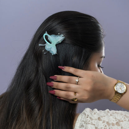 Dreamy Butterfly Pearl Hair Clip (1Dz) - UBKWS2511