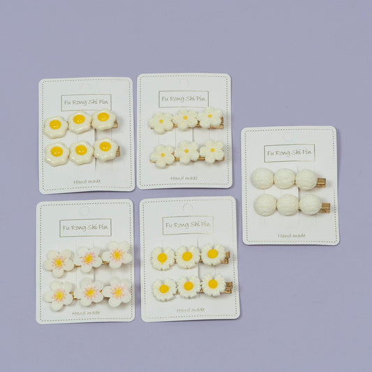 Floral Mini Hair Pins Set (1Dz) - UBKWS2230
