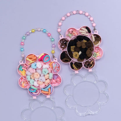 Kids Flower Hair Accessories Organizer Set (1Dz) - UBKWS2375