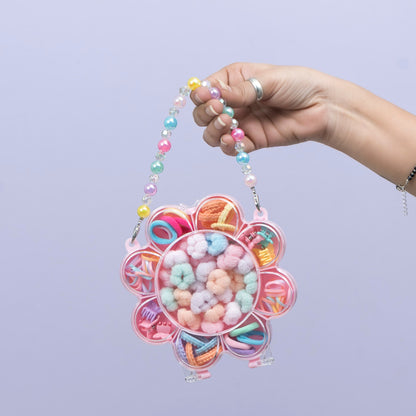 Kids Flower Hair Accessories Organizer Set (1Dz) - UBKWS2375
