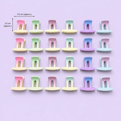 Mini Gradient hair claw (24Pcs) - UBKWS2882