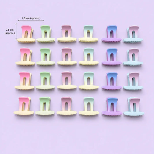 Mini Gradient hair claw (24Pcs) - UBKWS2882