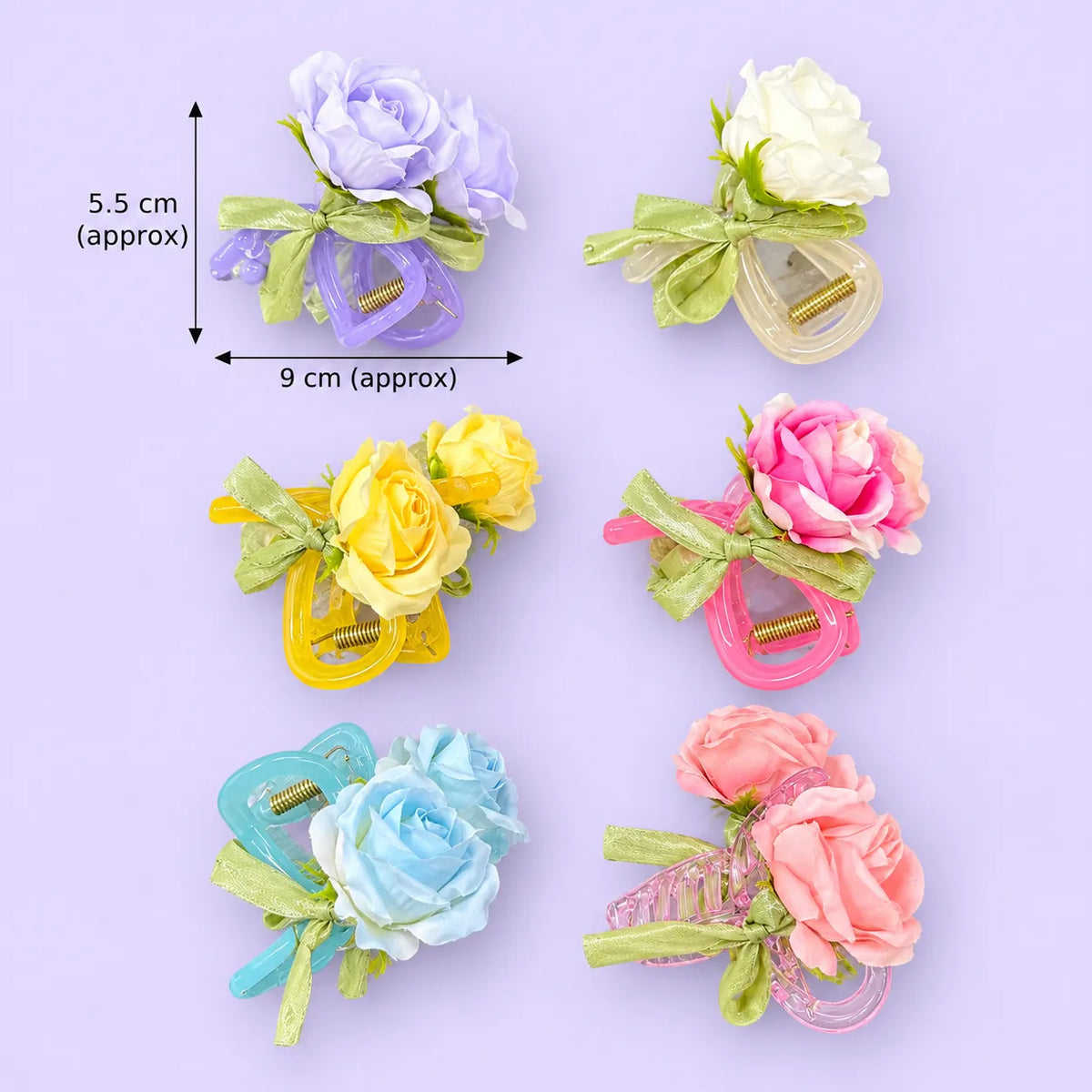 Tulip large hair claw  (1Dz) - UBKWS4367
