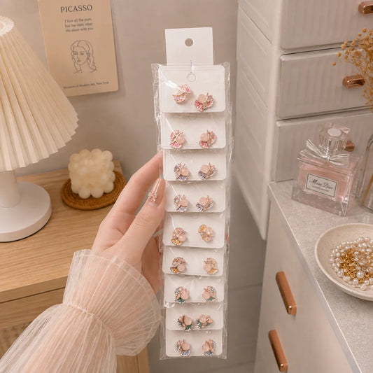 Korean Earrings (10 Pairs) - UBKWS4108