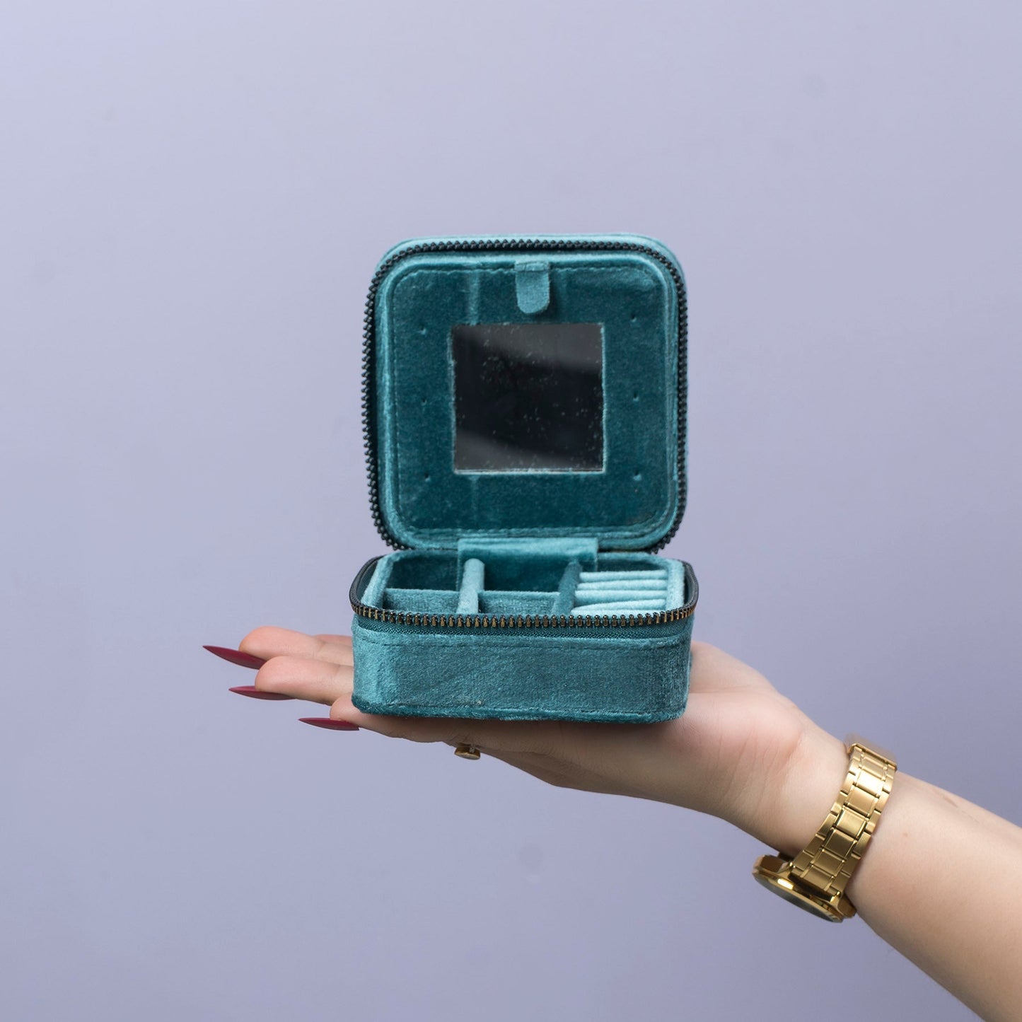 Textured Velvet Mini Jewellery Box (3Pcs) - UBKWS2516