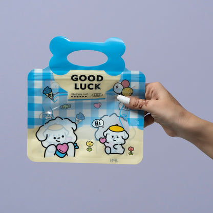 Cute Dog Print Zip Carry Bag (50pcs)  - UBKWS1251