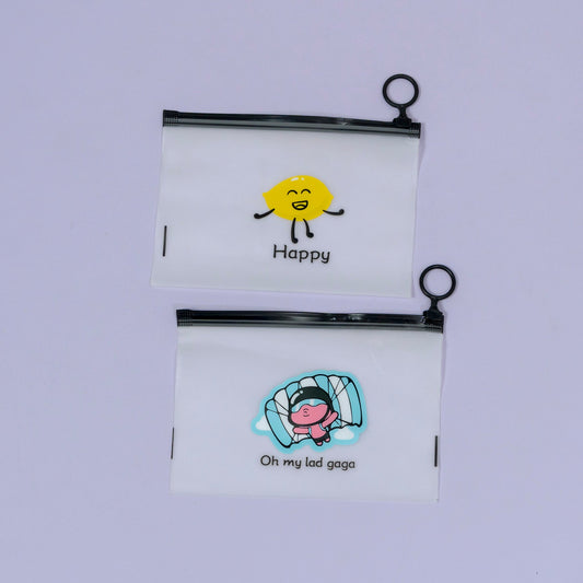 Cute Character Zip Pouch (50Pcs) – UBKWS2723