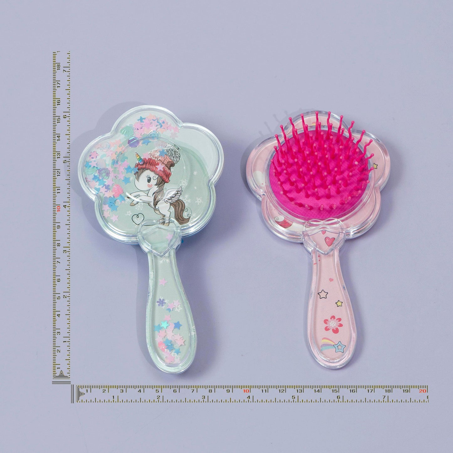 Unicorn Glitter Hair Brush (12Pcs) - UBKWS1226