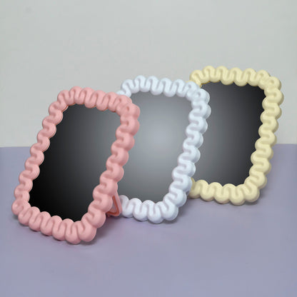 Curl-Frame Aesthetic Table Mirror (6Pcs) - UBKWS2370
