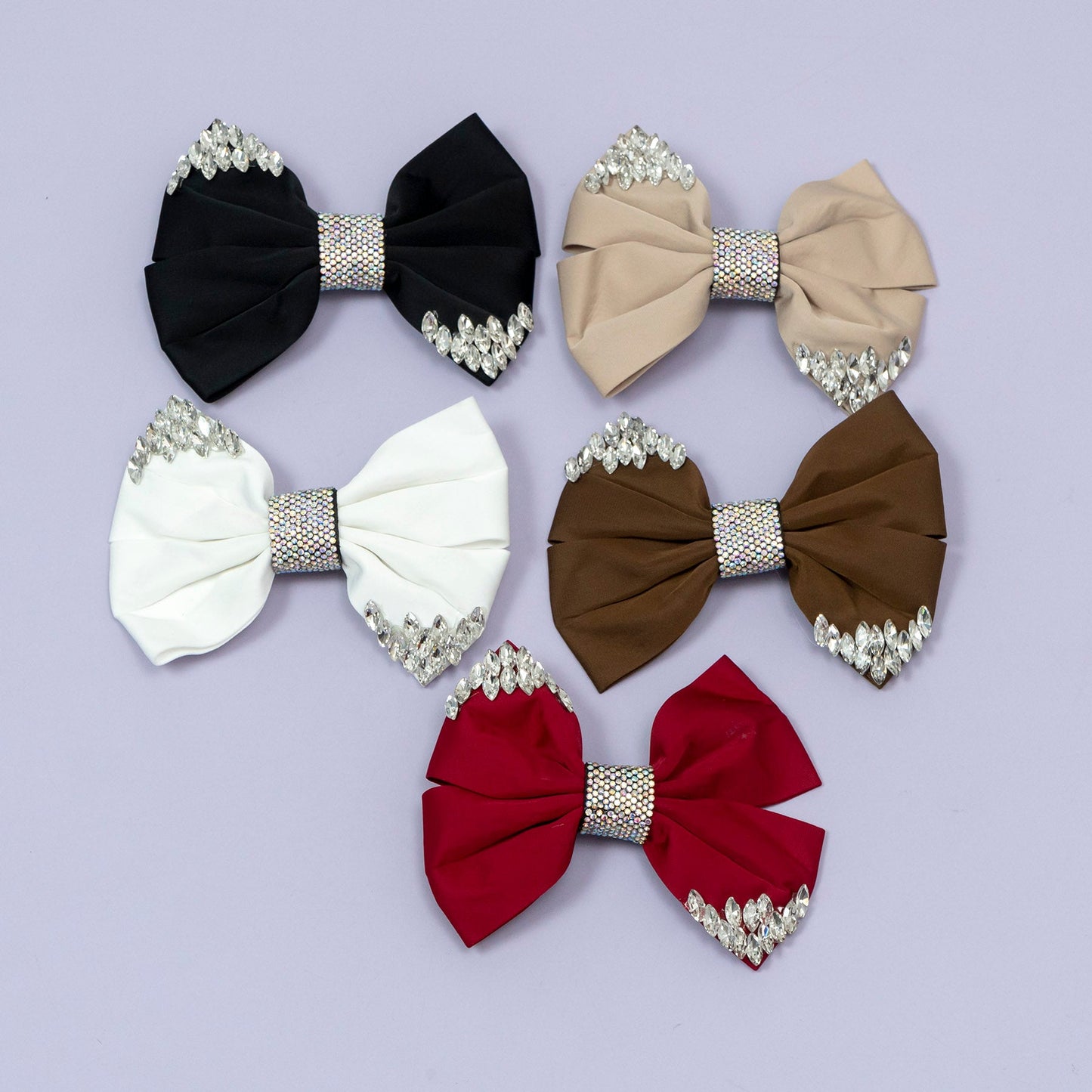 Luxury Crystal Bow Hair Clip (1Dz) - UBKWS2243