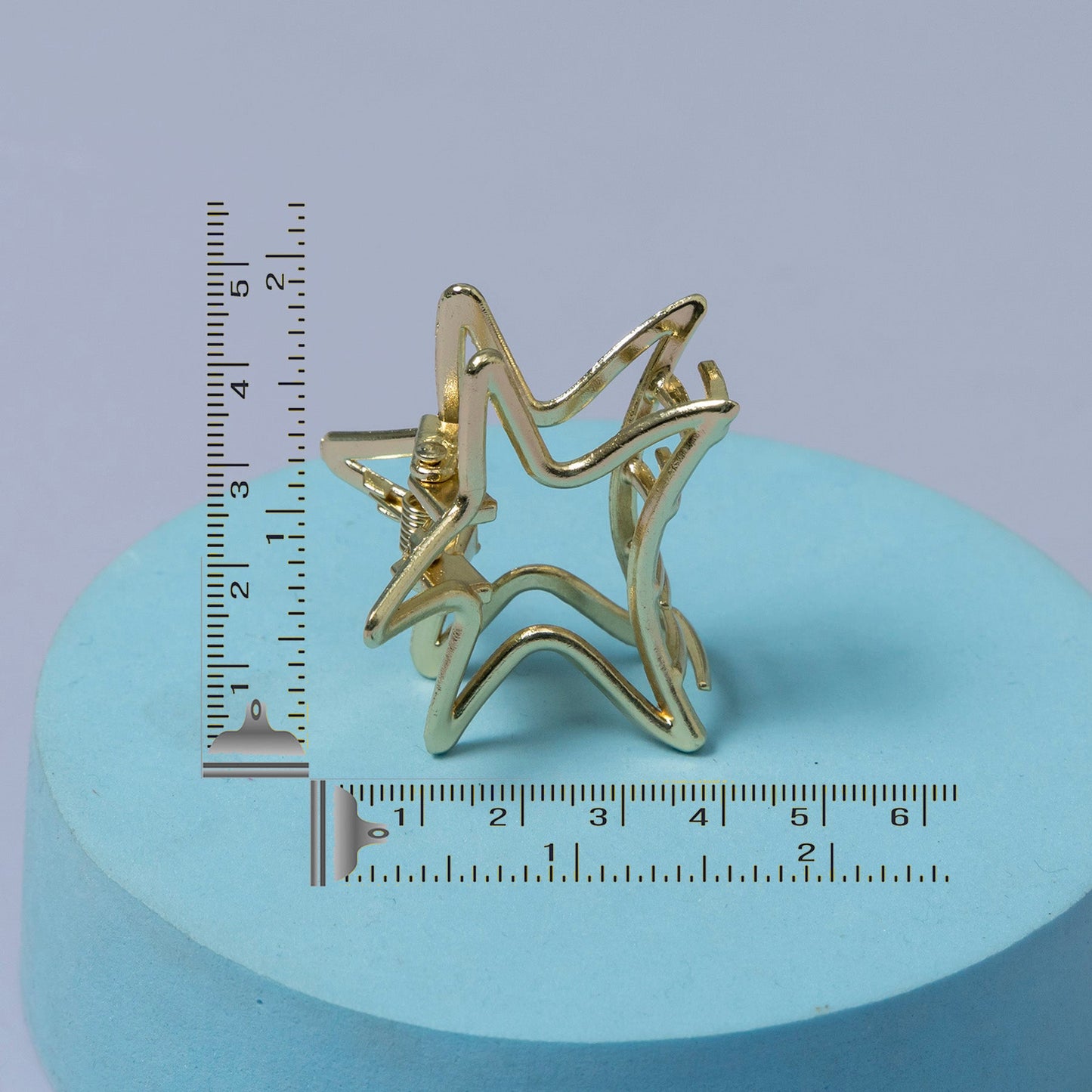 Metal Star Mini Hair Claw Clip (1Dz) - UBKWS2576