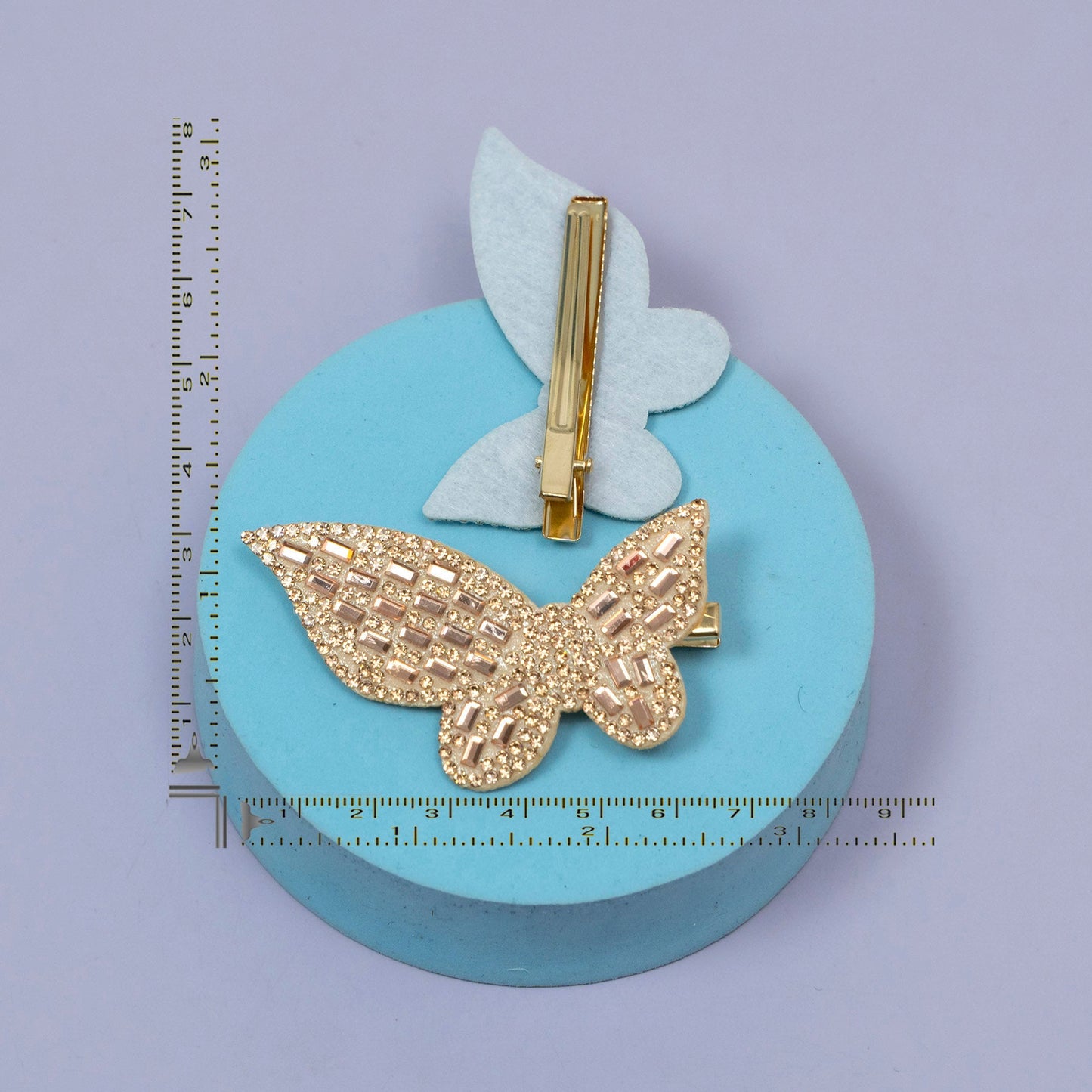 Butterfly Rhinestone Hair Clip (1Dz) - UBKWS2245