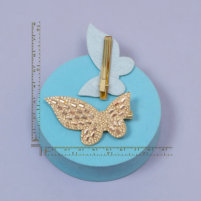 Butterfly Rhinestone Hair Clip (1Dz) - UBKWS2245