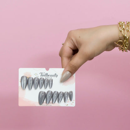 Glossy Artificial nails (12 Cases) - UBKWS924