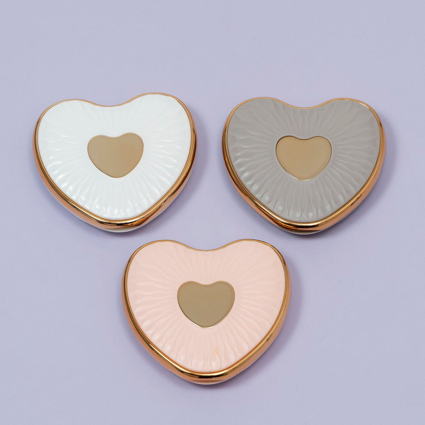 Heart Shape Compact Mirror (1Dz) - UBKWS2250
