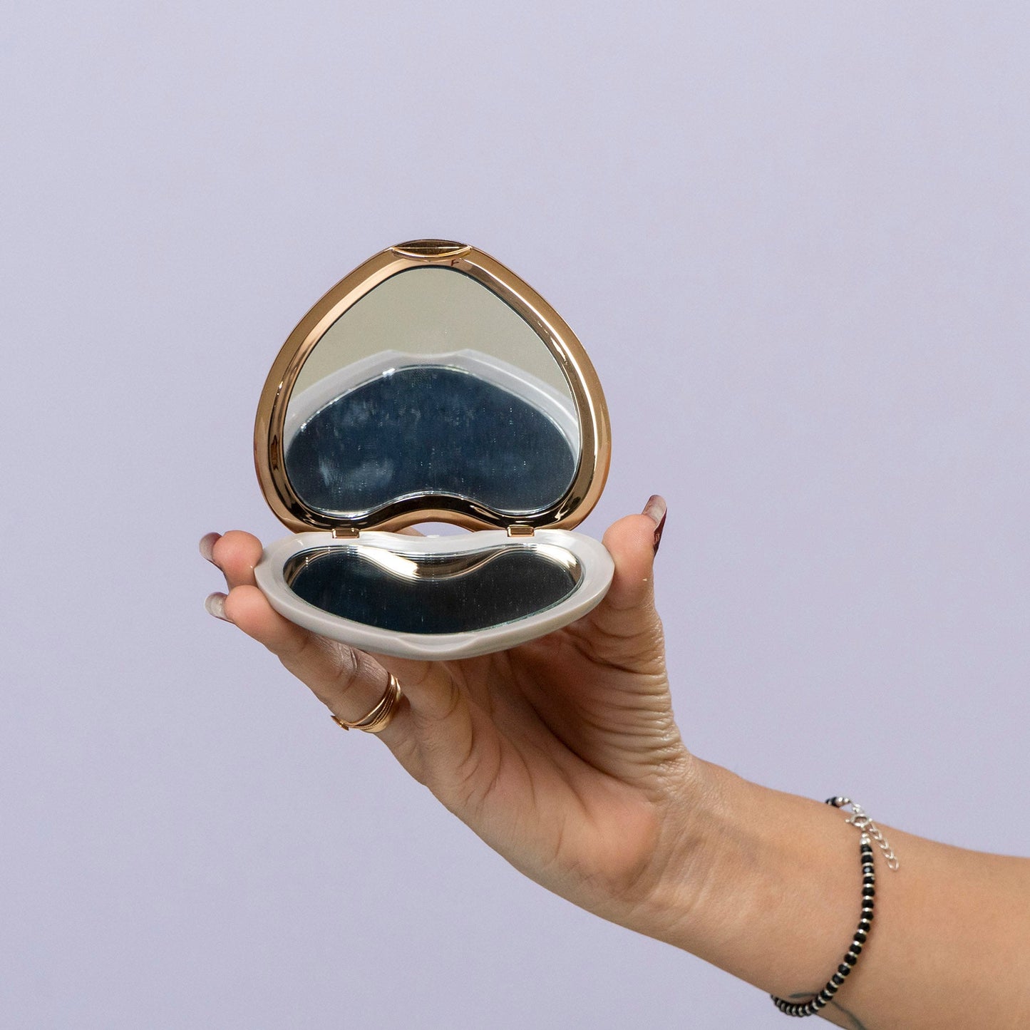 Heart Shape Compact Mirror (1Dz) - UBKWS2250