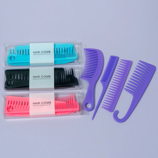 4-in-1 Hair Comb Set (12Sets) - UBKWS1227