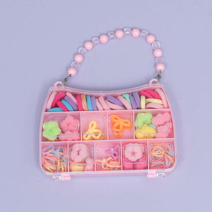 Kids Heart Hair Accessories Organizer Box with Handle (1Dz) - UBKWS2377