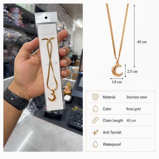 Moon Necklace (1Pc) - UBKWS3001