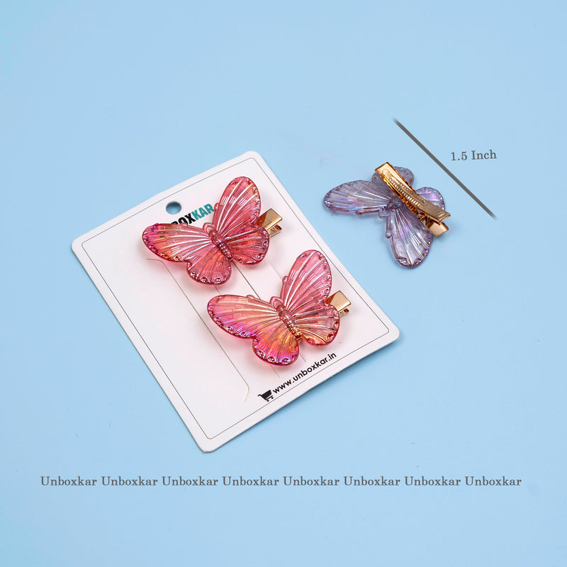 Butterfly hair pins (Pack of 12) - UBKWS505
