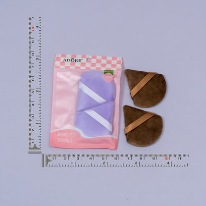 Soft Velour Makeup Powder Puff Set (1Dz) - UBKWS2302