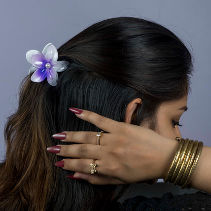 Flower Pearl Hair Claw (12Pcs) - UBKWS1137