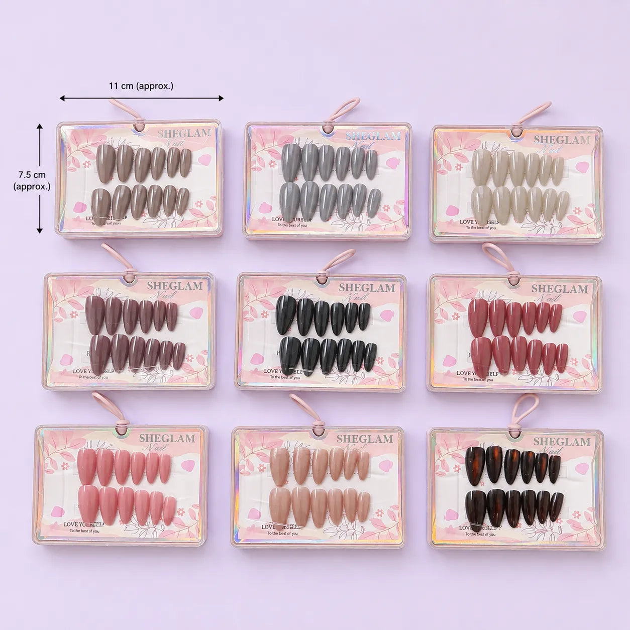 Glossy Press on nails (1Dz) - UBKWS2940
