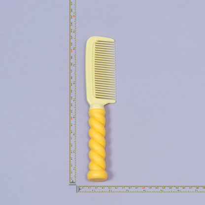 Pastel Twisted Handle Hair Comb (1Dz) - UBKWS2262