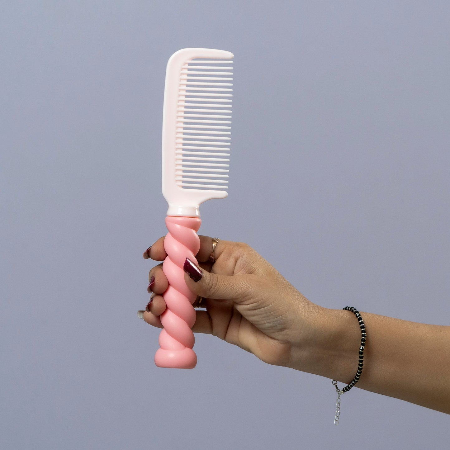 Pastel Twisted Handle Hair Comb (1Dz) - UBKWS2262