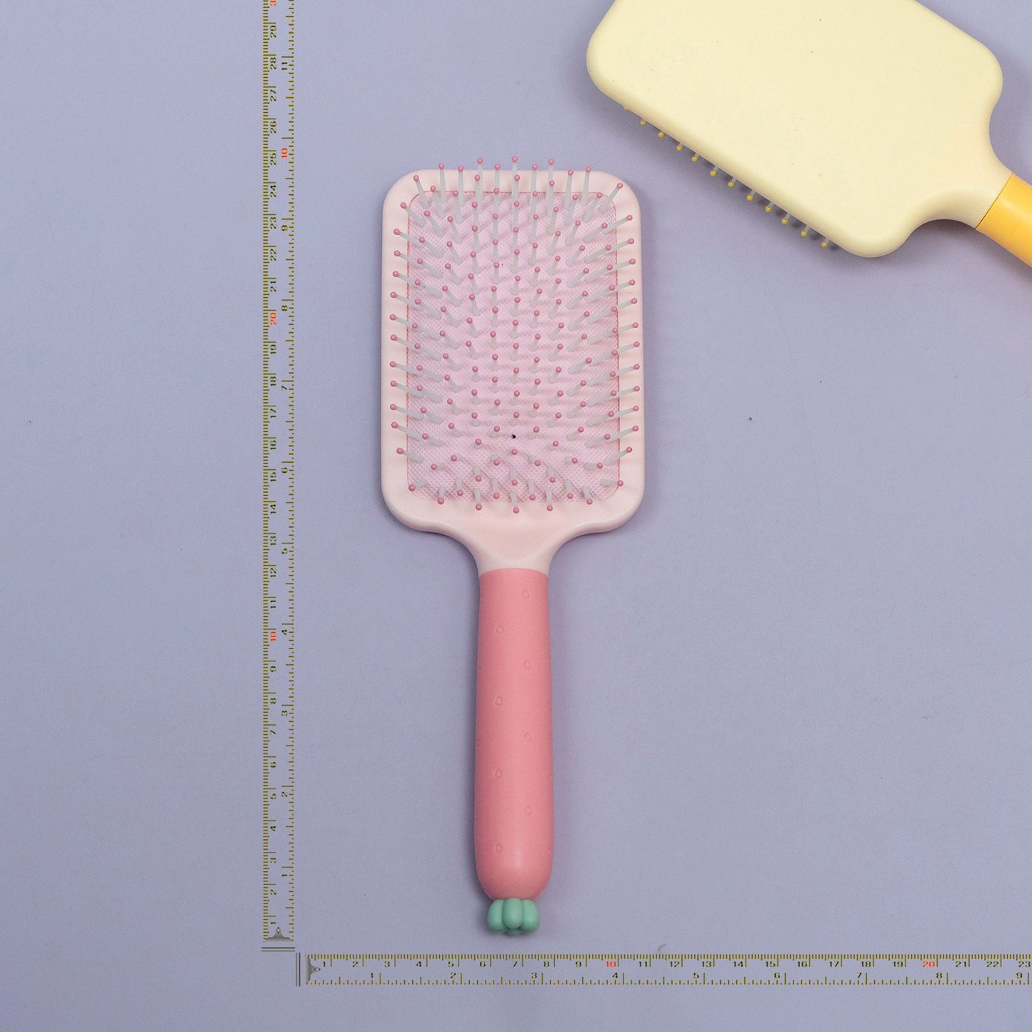 Pastel Paddle Hair Brush with Soft Grip Handle (1Dz) - UBKWS2263