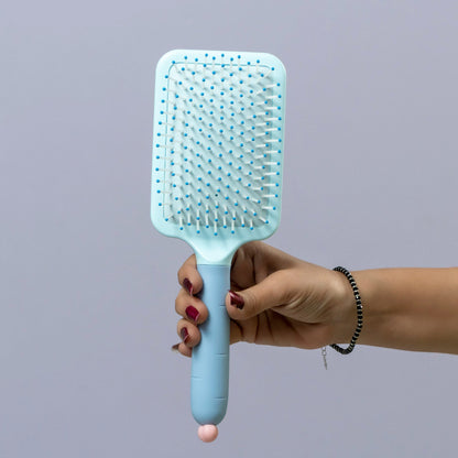 Pastel Paddle Hair Brush with Soft Grip Handle (1Dz) - UBKWS2263