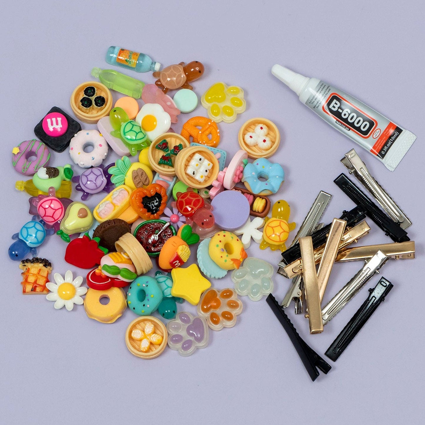 DIY Mini Charms Hair Clip Kit (12 Kits) – UBKWS2747