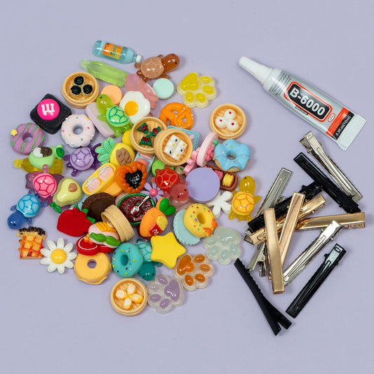 DIY Mini Charms Hair Clip Kit (12 Kits) – UBKWS2747