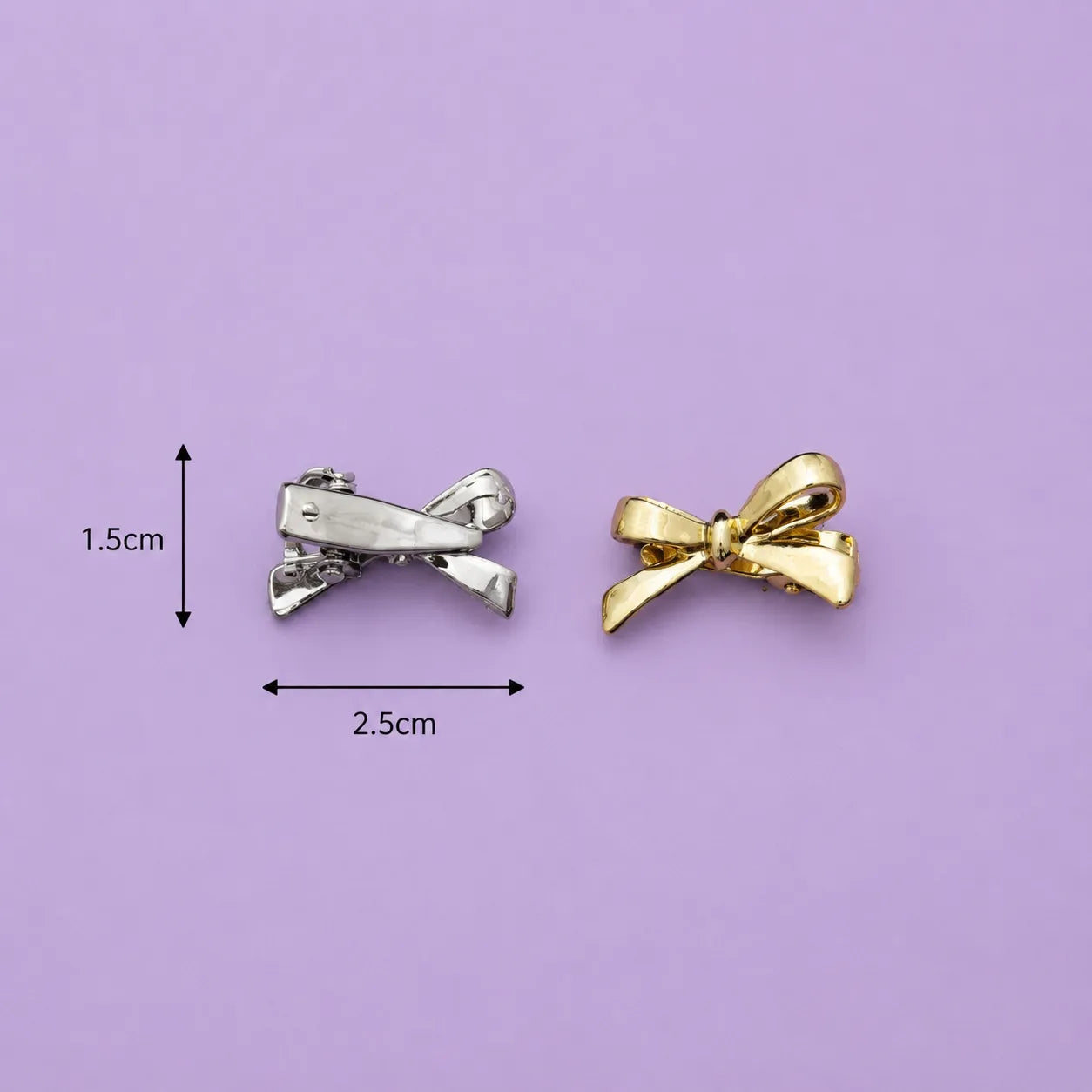 Mini bow hair pin (1Dz) - UBKWS2810