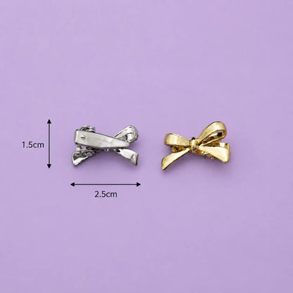 Mini bow hair pin (1Dz) - UBKWS2810