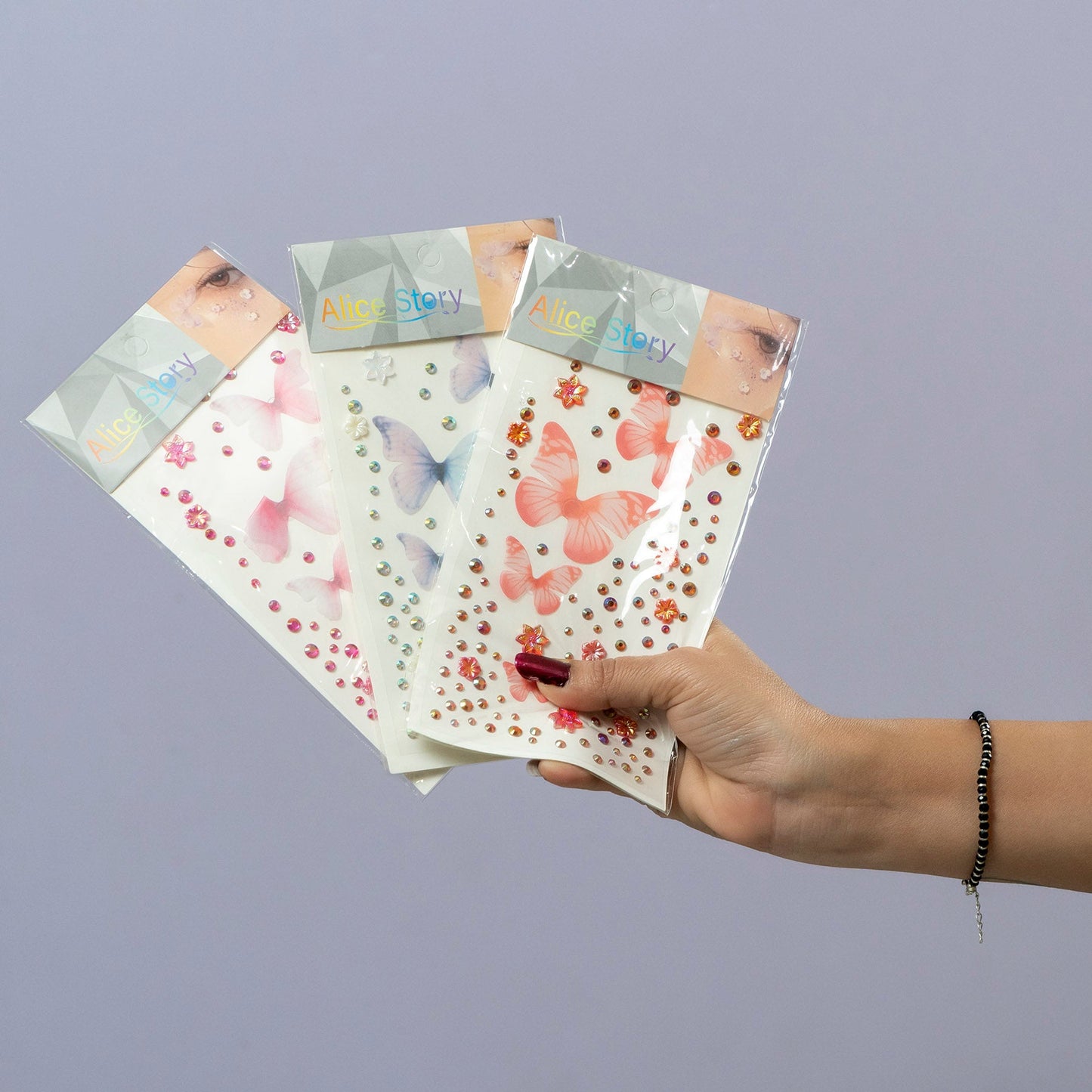 Cute Butterfly Nail Sticker Sheet – DIY Nail Art (1Dz) - UBKWS2267