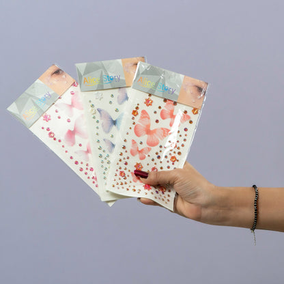 Cute Butterfly Nail Sticker Sheet – DIY Nail Art (1Dz) - UBKWS2267