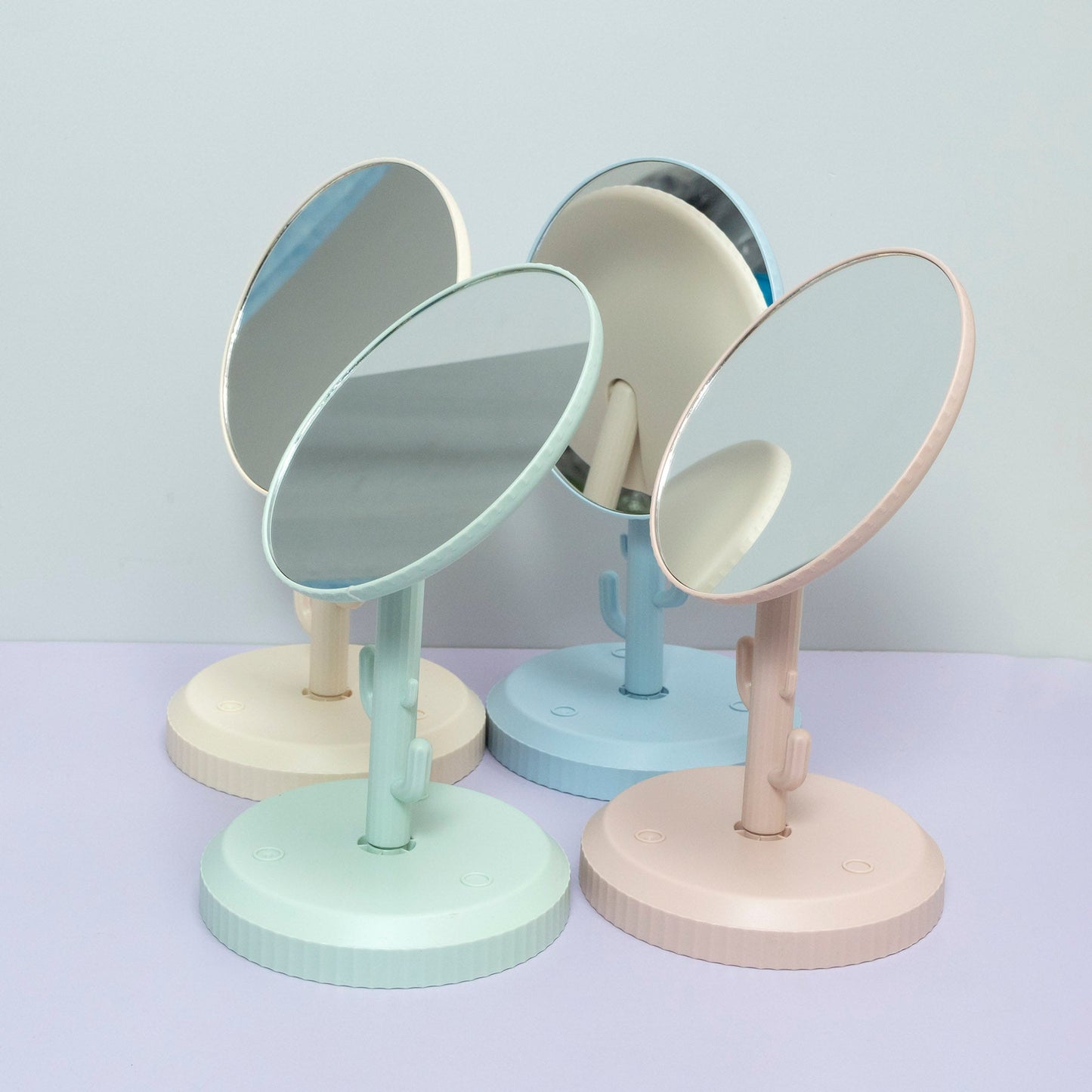 Cute Pastel Tabletop Standing Mirror (6Pcs) - UBKWS2275