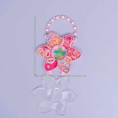 Kids Flower Hair Accessories Organizer Box with Handle (1Dz) - UBKWS2380