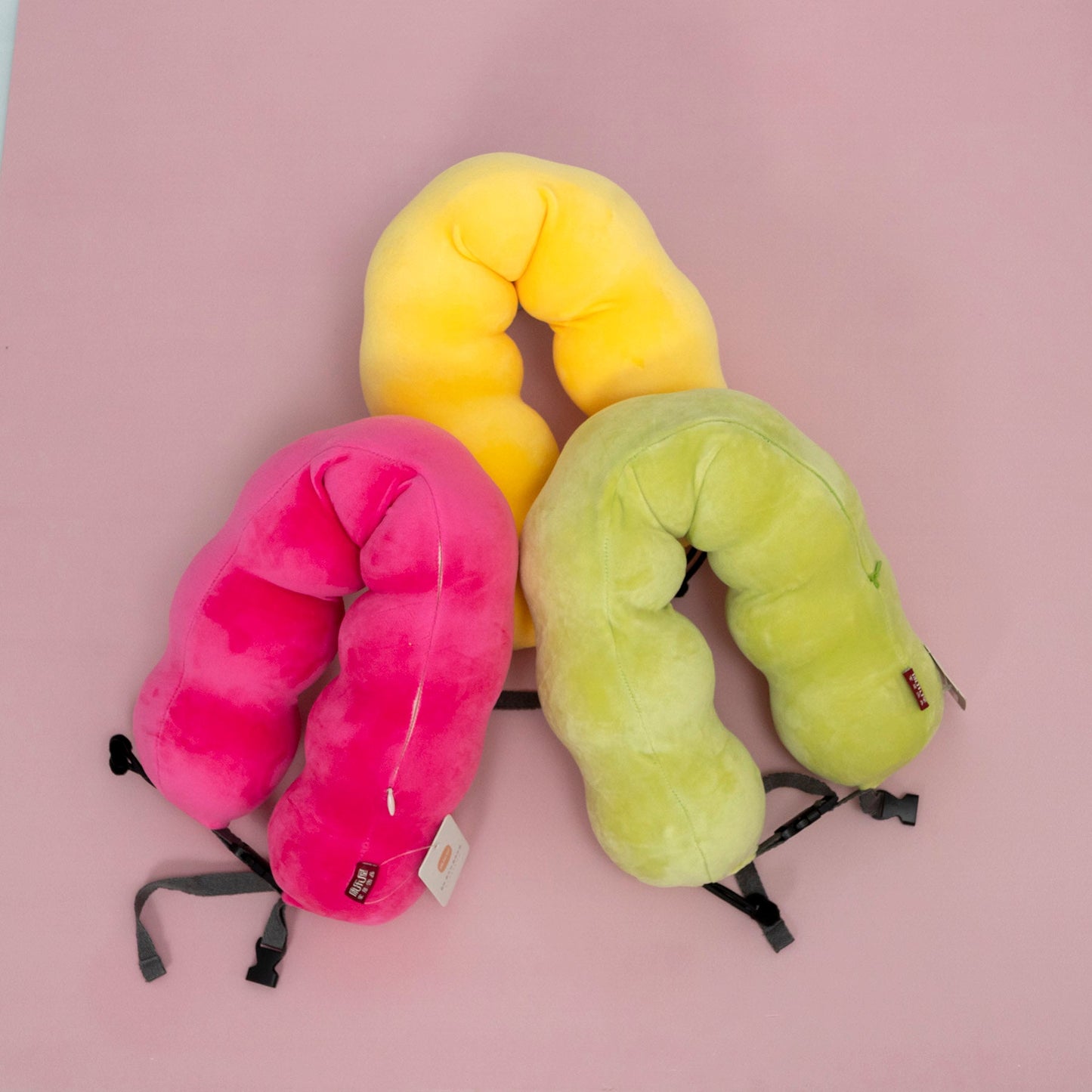 Caterpillar Shape Travel Neck Pillow (6Pcs) - UBKWS2283