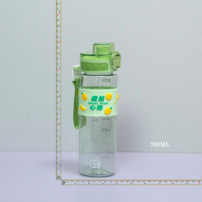Cute Fruit Print Sports Shaker Bottle (6Pcs) - UBKWS2286