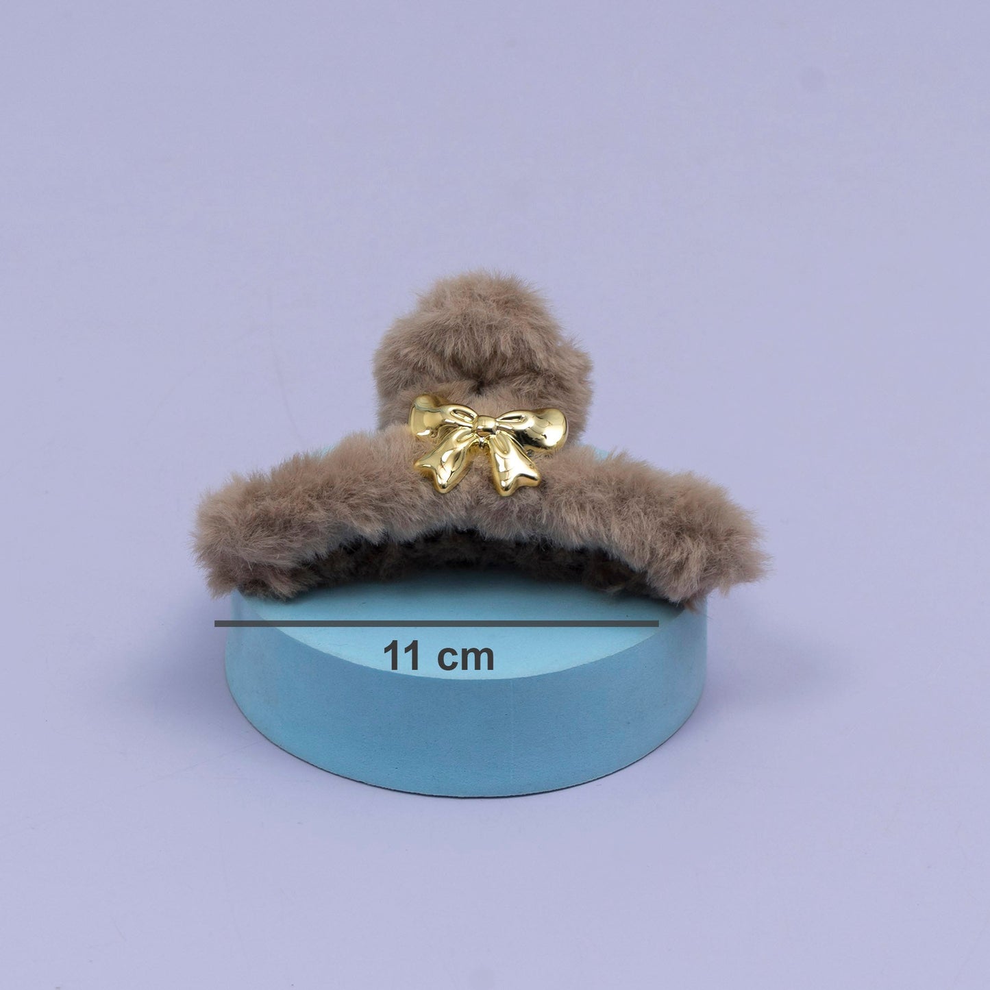 Fur Bow Hair Claw (1Dz) - UBKWS2540