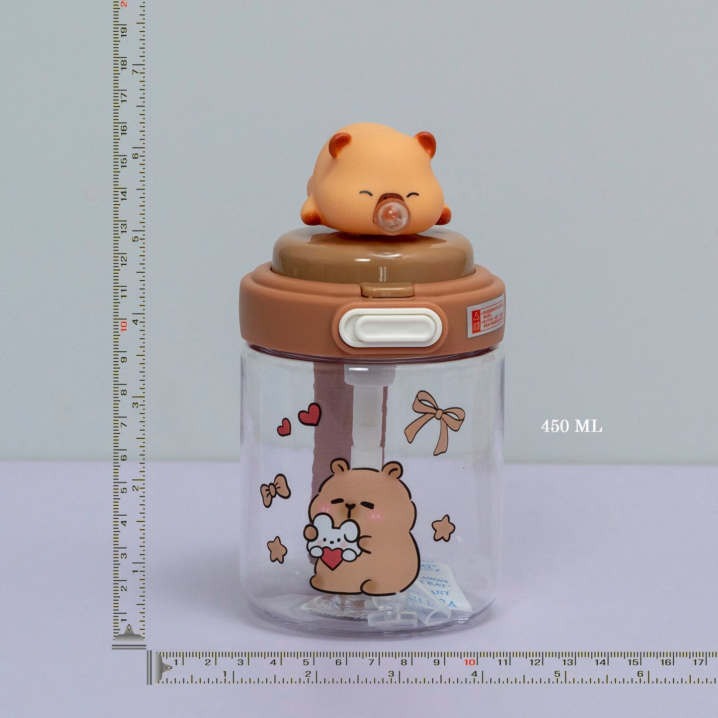 Cute Animal Straw Bottle (6Pcs) - UBKWS2287