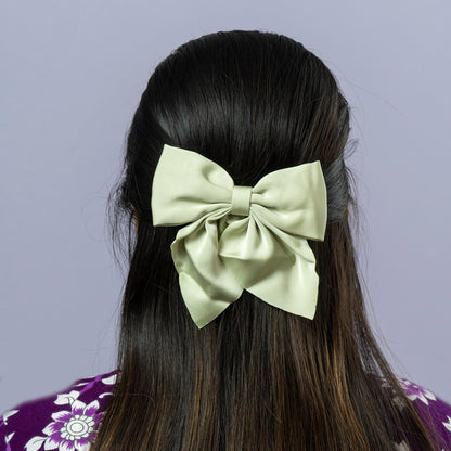 Elegant Fabric Bow Hair Clip (1Dz) - UBKWS2293