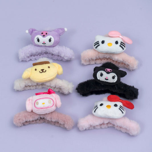 Fur Cartoon Hair Claw (1Dz) - UBKWS2542